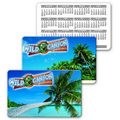 Calendar Card Wallet Size / Lenticular Beach Flip Effect (Custom)